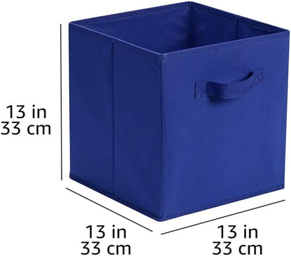 Amazon Basics Collapsible Fabric Storage Bins, Cube Organizer