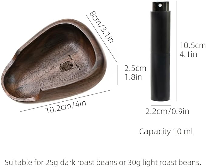 Coffee Bean Dosing Cup & RDT Spray Bottle Set