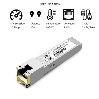 OPSTRAN 1000BASE-T SFP RJ45 Copper Transceiver Module Compatible
