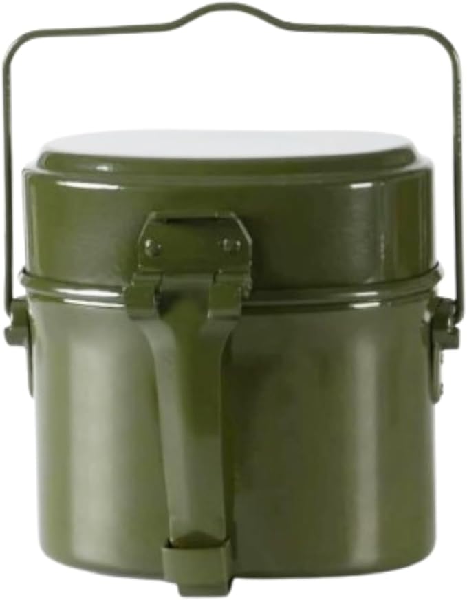 Portable Mess Kit Hiking Picnic BBQ Beach Camping Cookware Mess Tin Camping Pots Pans Set