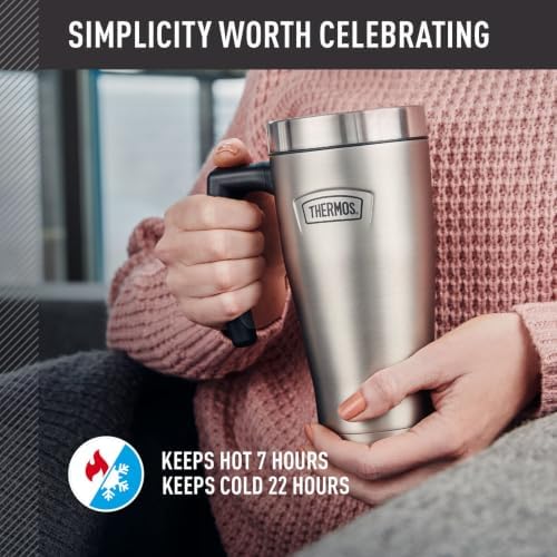 THERMOS ICON SERIES, Stainless Steel Mug, River Rock, 16 oz