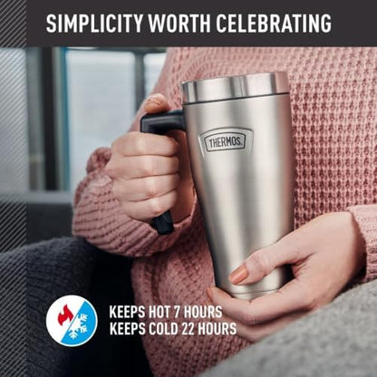 THERMOS ICON SERIES, Stainless Steel Mug, River Rock, 16 oz