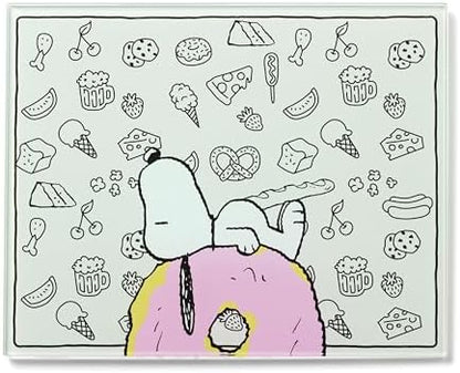 Lenox Chef Snoopy Large Glass Cutting Board