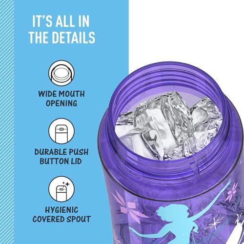 THERMOS FUNTAINER 16oz Plastic Bottle with Spout Lid, Frozen
