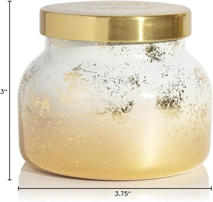 Capri Blue Glimmer Jar Candles - Luxury Holiday Scented Candles for Home - Long Lasting Soy Wax Blend - Scented Holiday & Home Decor - Volcano Signature Petite Jar (8 oz)