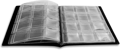 OSOPOLA Coin Storage Album - 120 Pockets Coin Collecting Holder for Collectors Black CS3912