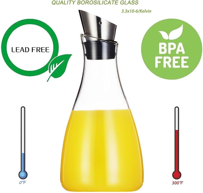 Purefold 44 Ounce Glass Carafe