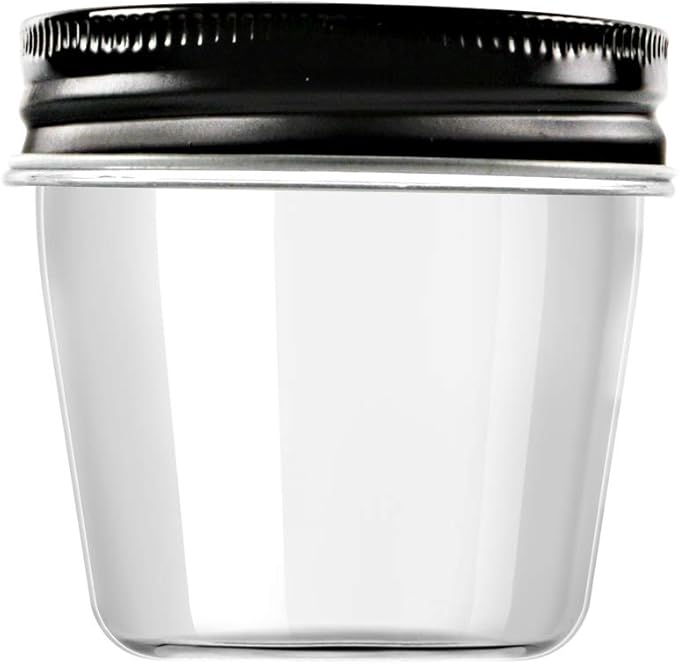 novelinks 4 oz Small Plastic Jars