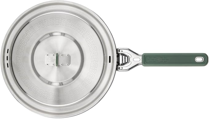 Gerber Gear ComplEAT Saute Pan - Portable Outdoor Saute Pan with Stainless Steel Construction - Premium Camp Cookware - Features Detachable Handle