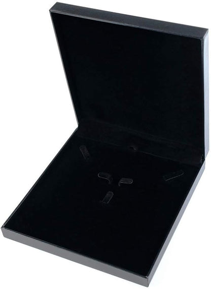 Oirlv Black Jewelry Set Box,Ring/Earrings/Big necklace Gift Case