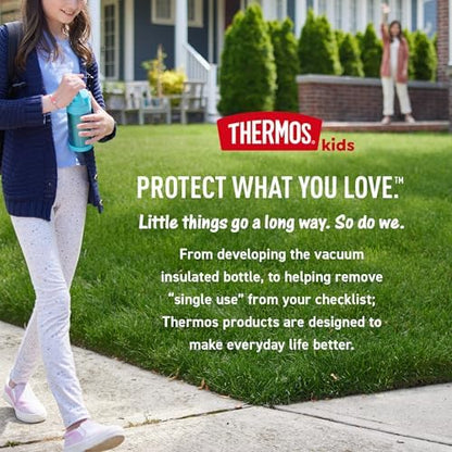 THERMOS FUNTAINER 16oz Plastic Bottle with Spout Lid, Frozen