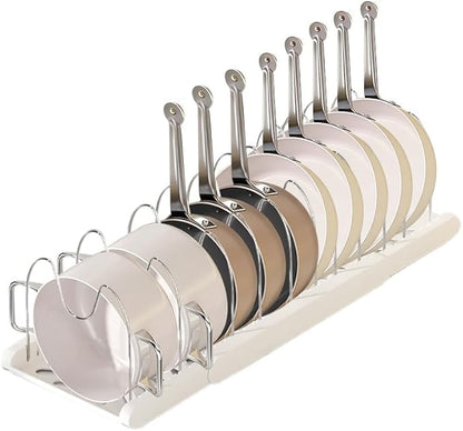 Pot Rack -Expandable Pan Organizer