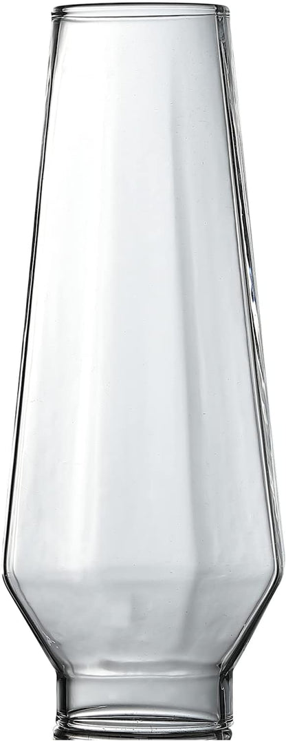 CAMPINGMOON 1 1/4 Inch Camping Gas Latern Globe Hoya Lamp Replacement Globe Clear Glass 5 1/8 Inch Height T-1-BT