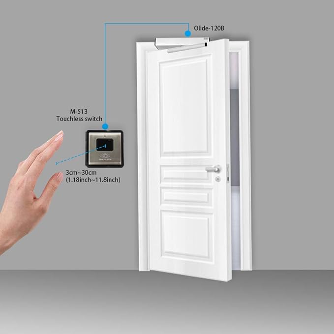 Olideauto Olide-120B Touchless Automatic Door Opener Wave Sensor Switch to