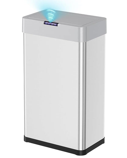 TLSUNNY 18.5 Gallon Motion Sensor Trash Can, Touchless Automatic Garbage Can