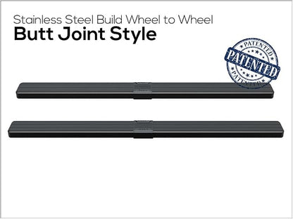 APS Wheel to Wheel Running Boards 5 inches Compatible with Ram 1500 2009-2018 Crew Cab 6.5ft Bed & Ram 2500 3500 2010-2026 Stainless Steel (Nerf Bars Side Steps Side Bars)