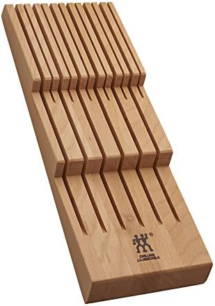 Zwilling 12-Slot In Drawer Knife Block, Beechwood