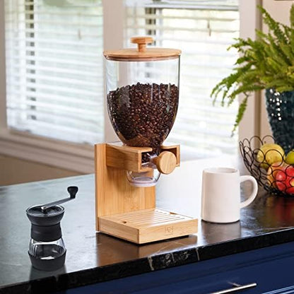 ZevrO Dry Food & Cereal Dispenser, 2.2 Cups, Brown, Single