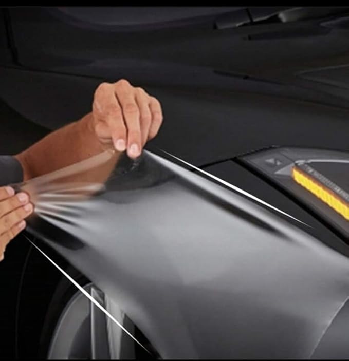 DIYAH Classic Paint Protection Film - 7.5 mil Clear TPU PPF Vinyl Wrap - Invisible Anti-Scratch & Self-Healing Shield with Tools (120" X 48" / 10 FT X 4 FT)