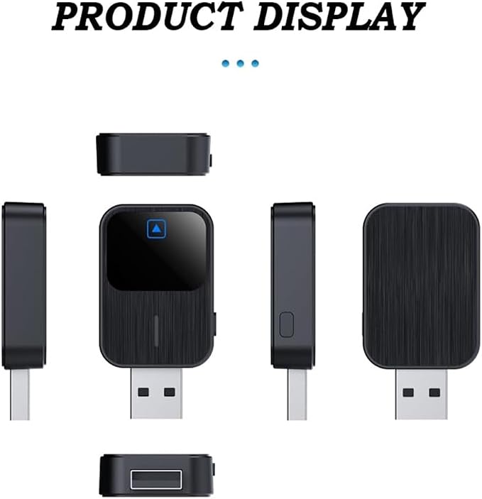 Wireless Android Auto Adapter for Acura NSX 2017-2025,Converts Wired to Wireless Stable Connection Mini Size Accessories(Android 11+ Only),B