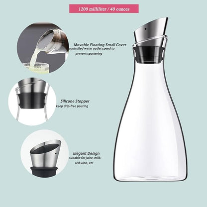 Purefold 44 Ounce Glass Carafe