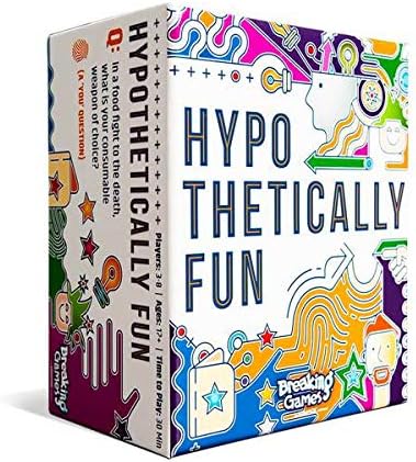 Hypothetically Fun - an Icebreaker Card Game, 350 Thought-Provoking Questions for Deeper Connections & Endless Laughs - Perfect for Game Night & Gatherings, Ages 14+