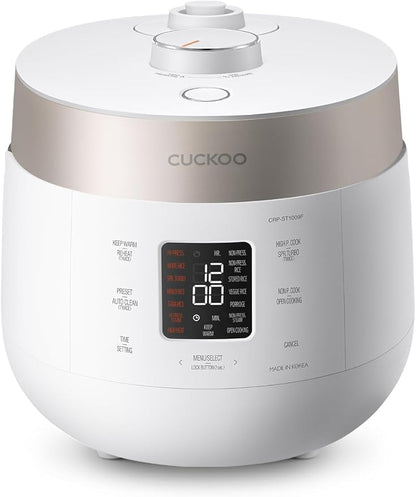CUCKOO Twin Pressure Rice Cooker 10-Cup Uncooked / 20-Cup Cooked