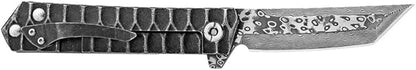 BGT VG-10 Damascus Folding Pocket Knife Custom Knives for Outdoor Camping Fishing,Gift for Man Husband Dad