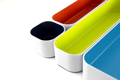 Three by Three Seattle 5 Piece Metal Organizer Tray Set