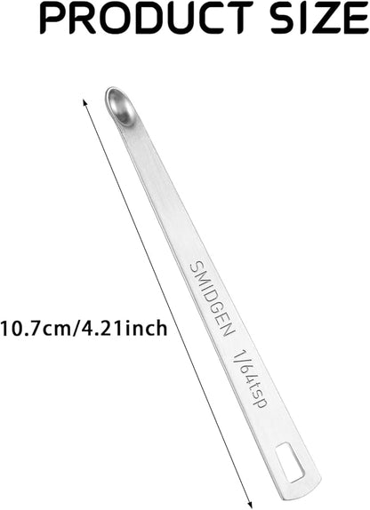 4 PCS 1/64 Teaspoon Single Measuring Spoon, Small Measuring Spoon Only