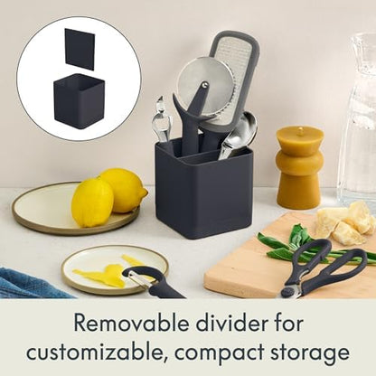 bella 7 Piece Modular Gadget Set, Non-Toxic Silicone, Slate
