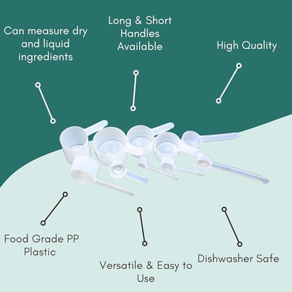 1.5 mL Long Handle Plastic Measuring Spoon