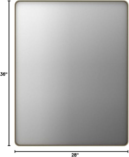 LOAAO 28”X36” Bronze Bathroom Mirrors