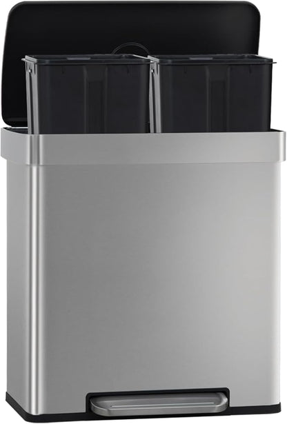 FDW 16 Gallon / 60 L Garbage Can Kitchen Trash Can