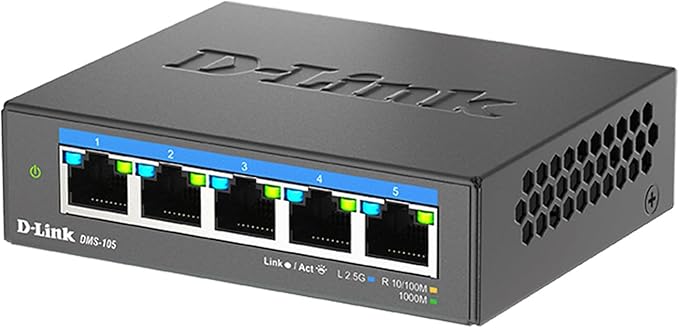 D-Link 5-Port 2.5GB Unmanaged Gaming Switch