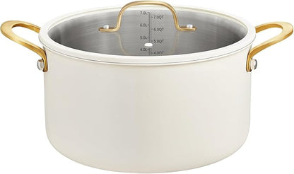 BEZIA 8 Quart Stainless Steel Stock Pot, Casserole