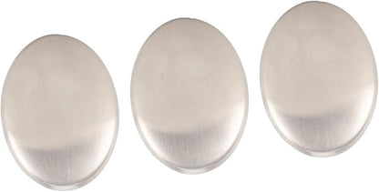 Stainless Steel Soap, Premium Odor Eliminator Bar for Kitchen & Outdoor Use 304 Grade Dishwasher Safe Hand Wash 3 Pack