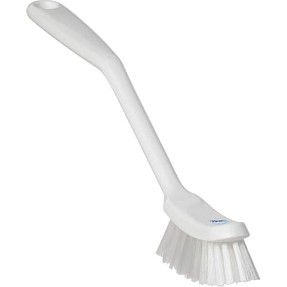 Vikan - Fine Dish Brush - Heavy-Duty, Slip-Resistant Cleaning Brush,