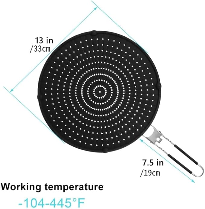 Frcctre 2 Pack Silicone Splatter Screen