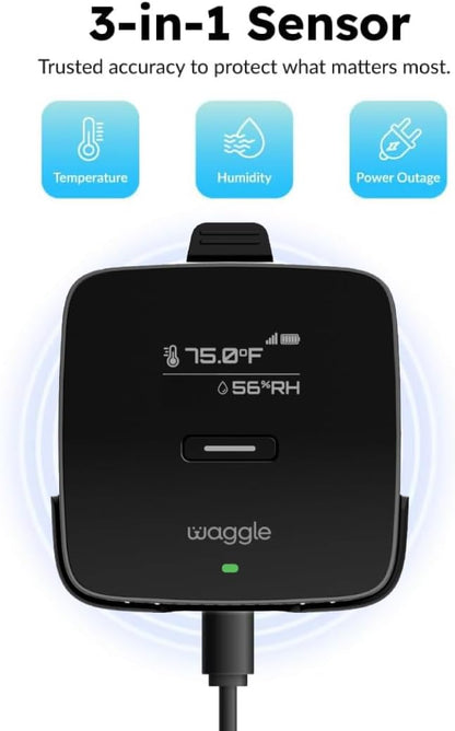 Waggle RV/Pet Temperature Monitor Lite + 4G Mini Camera Bundle