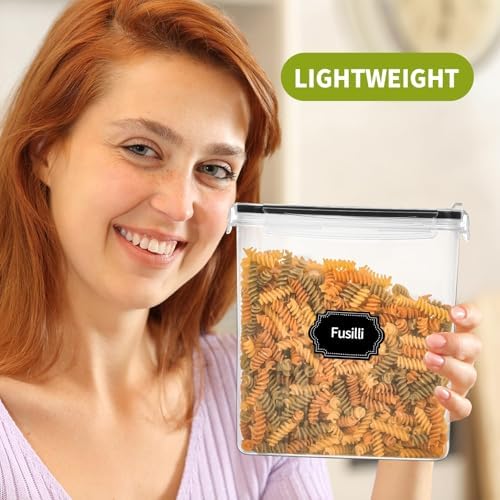 8PCS Large Cereal Containers Storage [4L/135.2 oz], Food Storage Containers