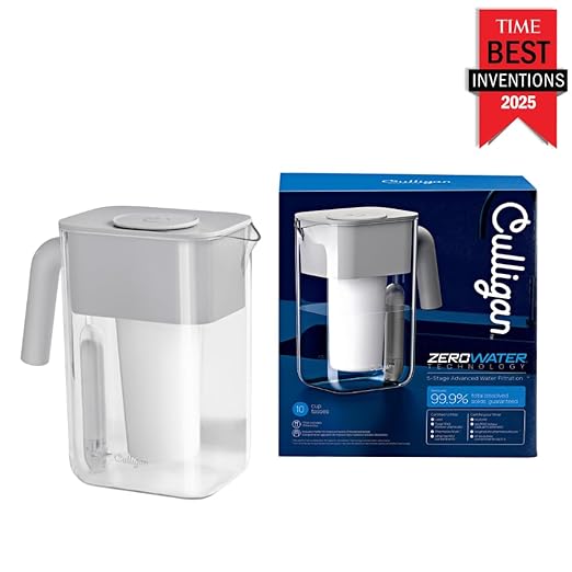 Culligan with ZeroWater Technology 10-Cup Water Filter Pitcher – Includes