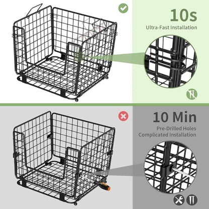 2 Pack Stackable Potato Onion Bins, Pantry Organizers and Storage