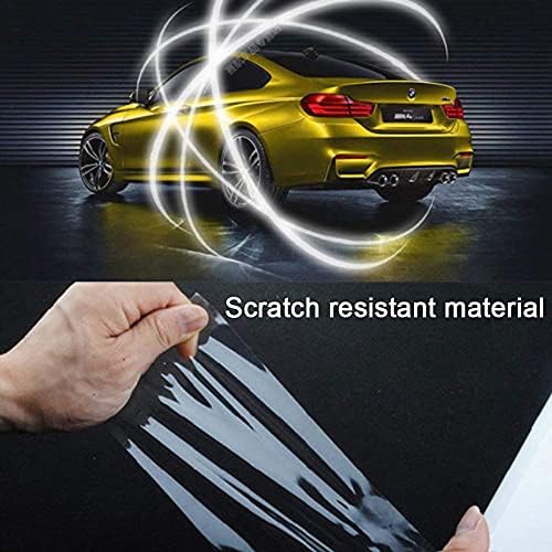 Clear Car Paint Protection Film Self Healing Adhesive Automotive Vinyl Anti-Scratch Glossy Car Body Wrap Guard Vinyl, 60" x 120" Large Roll
