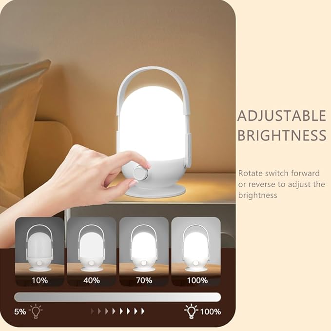 Lanterns for Power Outages, Dimmable Rechargeable Battery Operated Lights, Portable Outdoor Camping Lights for Hiking Emergency Survival (4)