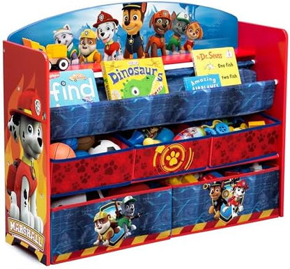 Delta Children Deluxe Book & Toy Organizer, Nick Jr. PAW Patrol