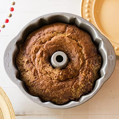 USA Pan Bakeware Nonstick Fluted Tube Cake Pan, Aluminized Steel 10-Inch