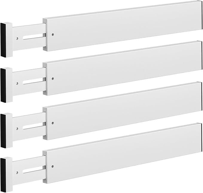 DUCOO 4 PCS Drawer Divider, Expandable Separators