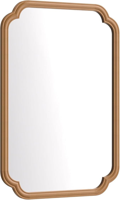 Wood Bathroom Mirror for Wall Mounted