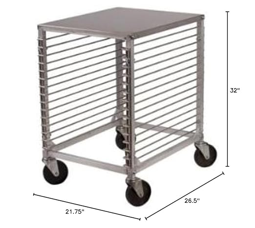 Winco 15-Tier Aluminum Sheet Pan Rack